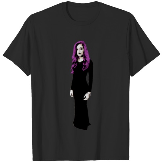 Purple haired woman T-shirt