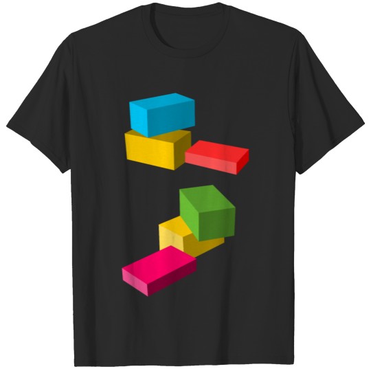 Colored boxes T-shirt