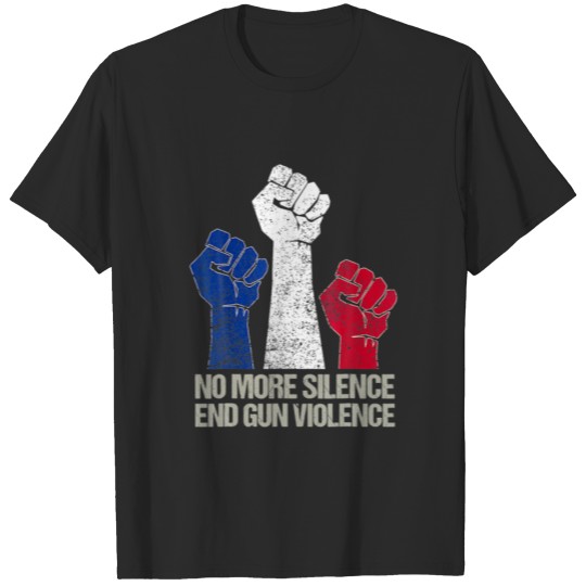 Anti Gun No More Silence End Gun Violence T-shirt