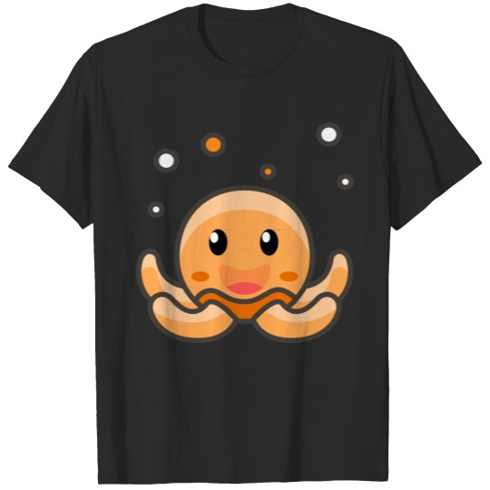 poulpe  pieuvre poisson de mer drôle   octopus T-shirt
