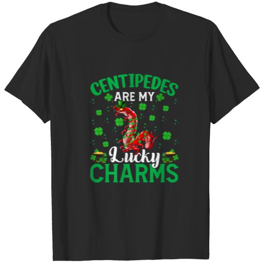 Centipedes Are My Lucky Charms Centipede St. Patri T-shirt