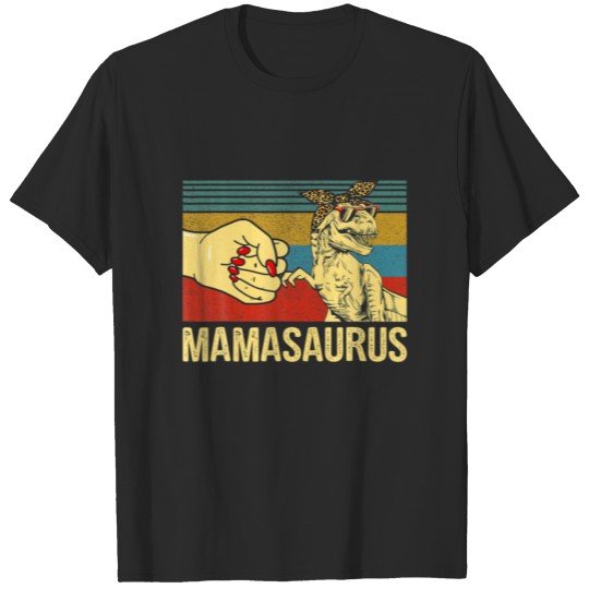 Mamasaurus T Rex Dinosaur Funny Mama Saurus Mother T-shirt
