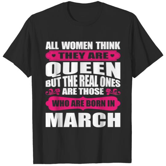 March Birthday Wo T-shirt