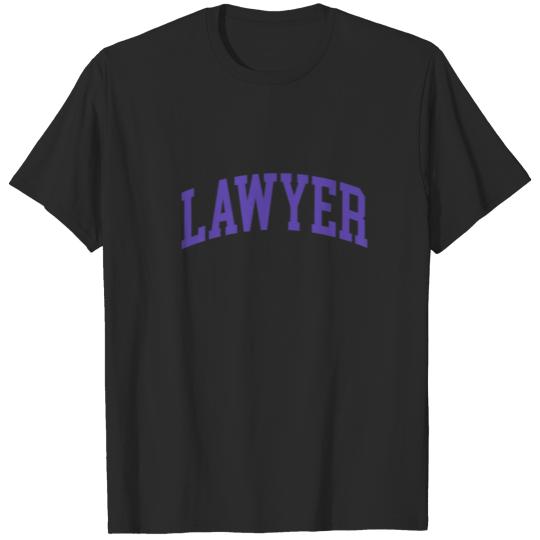 Lawyer Woman In Law School Graduate Purple Varsity T-shirt