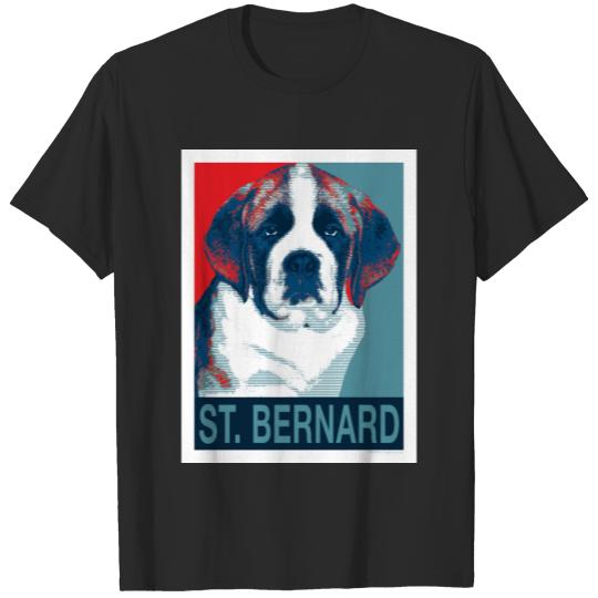 Saint Bernard Puppy Hope Political Parody Design T-shirt