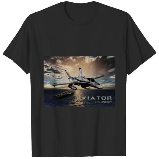 F-18 Hornet Fighter Jet T-shirt