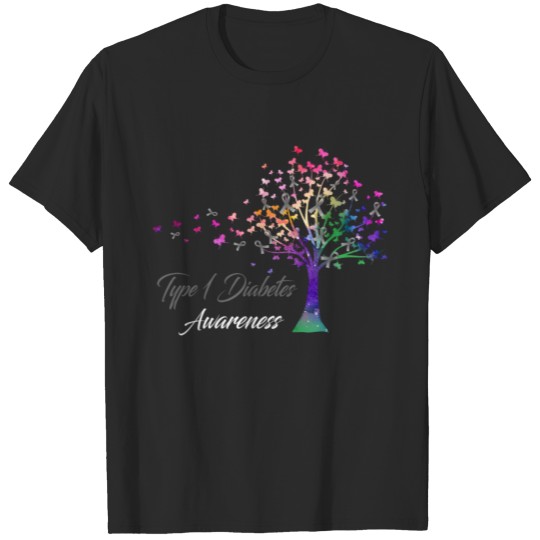 Type 1 Diabetes Awareness Tree T-shirt