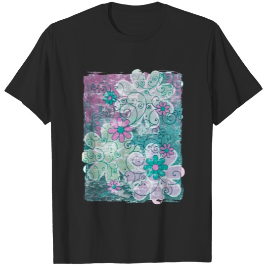 Grunge Floral T-shirt