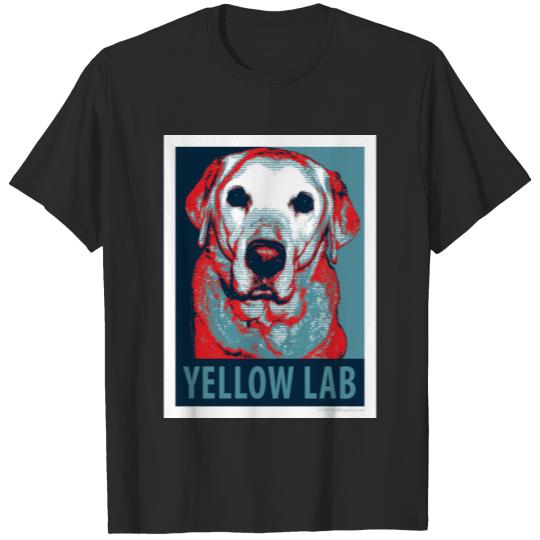 Yellow Lab Hope Political Parody Design T-shirt