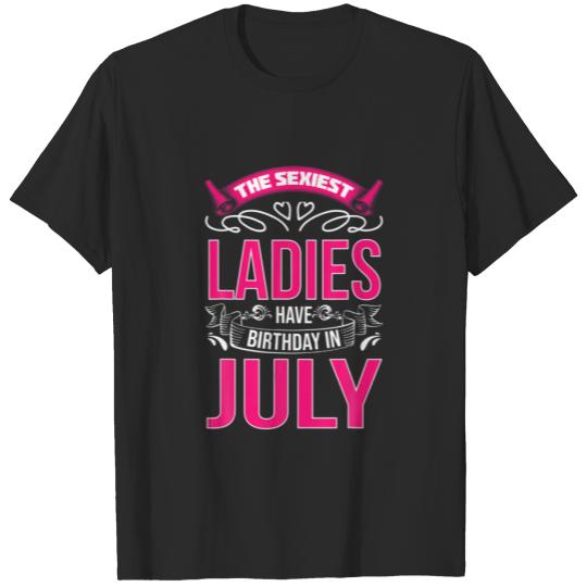 July Birthday Women T-shirt