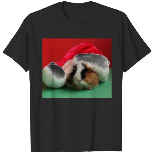 Womens Cool Christmas Guinea Pig T-shirt