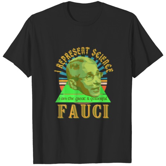 Fauci Represent Science Wizard Anti Liberal Mask F T-shirt