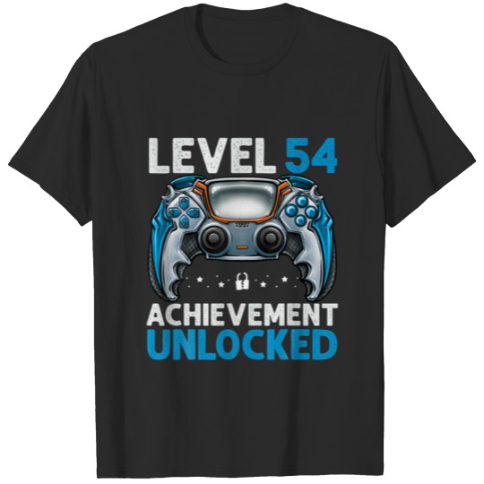 Level 54 Unlocked Awesome Since 1967 54Th Birthday T-shirt