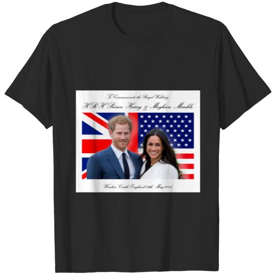 Royal Wedding Prince Harry and Meghan Markle T-shirt
