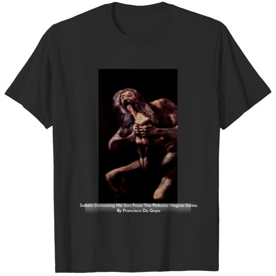 Saturn Devouring His Son From The Pinturas Negras T-shirt