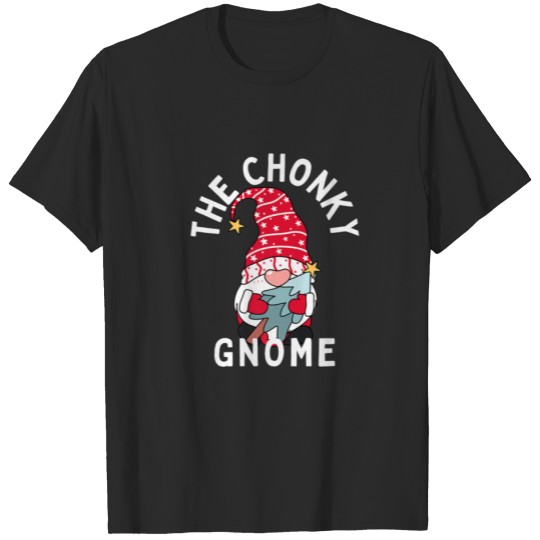 The Chonky Gnome Matching Family Christmas T-shirt