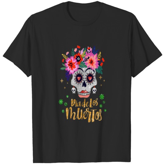 Sugar Skull Day Of The Dead Wo T-shirt