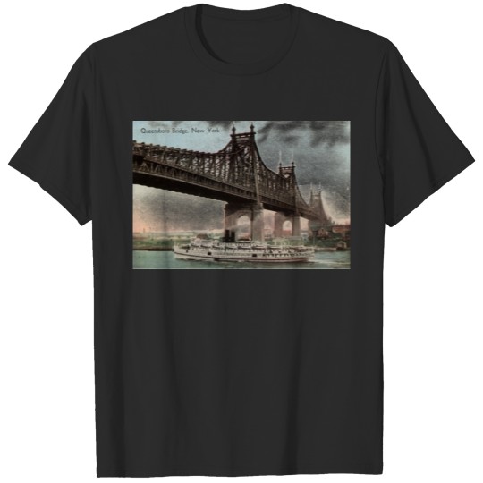 Queensboro Bridge, New York City 1915 Vintage T-shirt