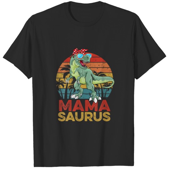 Mamasaurus T Rex Dinosaur Funny Vintage Mama Sauru T-shirt