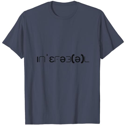 ɪnˈɛfəb(ə)l ineffable polo T-shirt