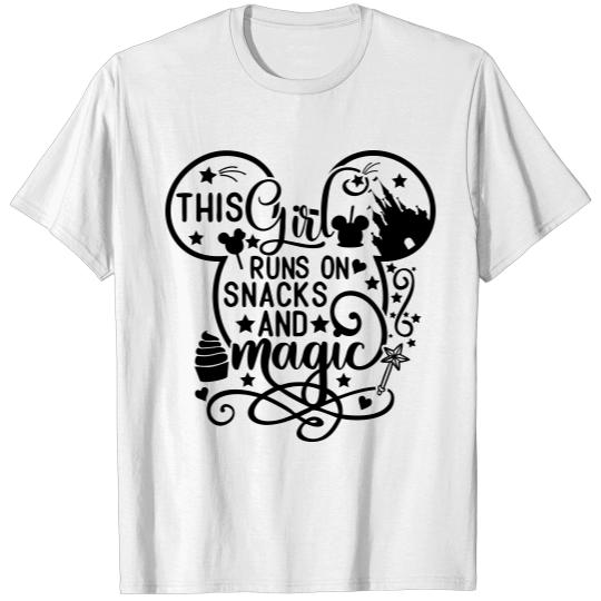 Disney Girl Snacks T-Shirts