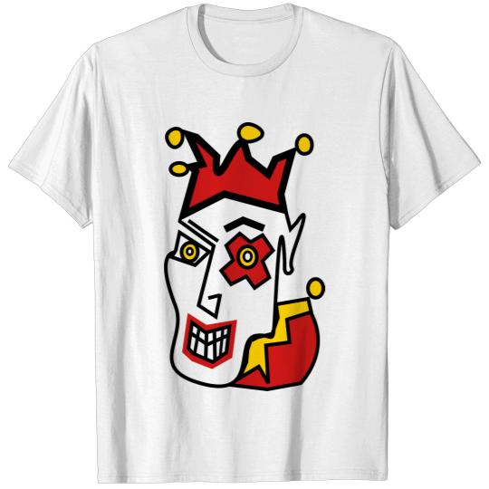 Crazy Jester by Brian Benson for light backgrounds T-shirt