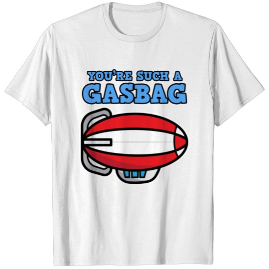 Blimp Airship Aircraft Cartoon Enthusiast T-shirt