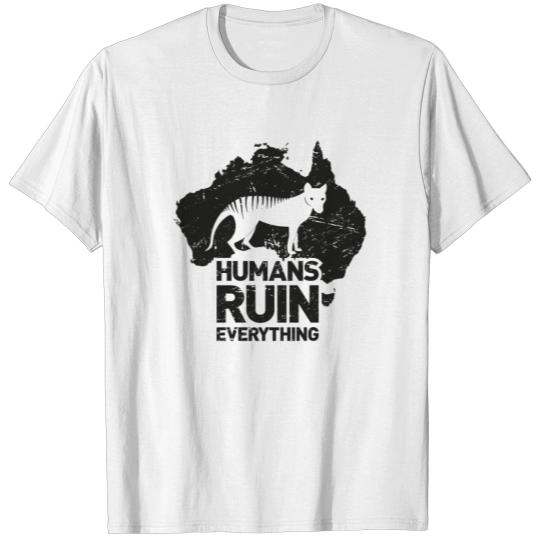 Thylacine / Extinct Australian Tasmanian Tiger T-shirt