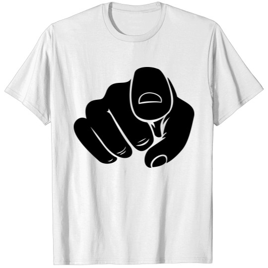 Point hand finger T-shirt