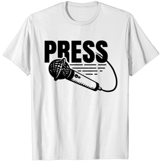 Press Reporting Correspondent Reporter Media T-shirt
