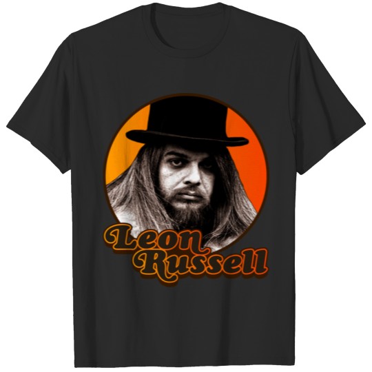 Leon Russell ))(( Retro Country Folk Legend - Leon Russell - T-Shirt