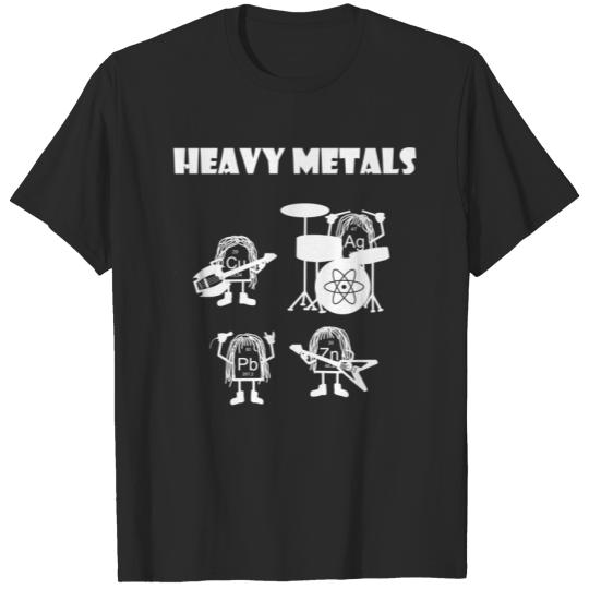 Heavy metals heavy metals rock chemist periodic table T-Shirts