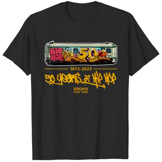50 years hip hop graffiti 50th anniversary est 1973 gifts t T-Shirts