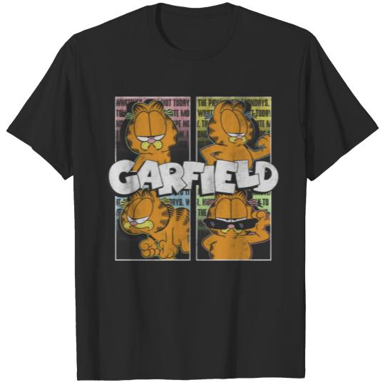Garfield Many Moods Street Grid T-Shirts