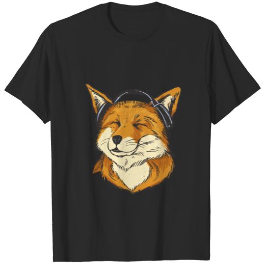 fox listen to music T-Shirts