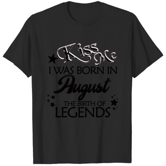 august birthday gear T-shirt