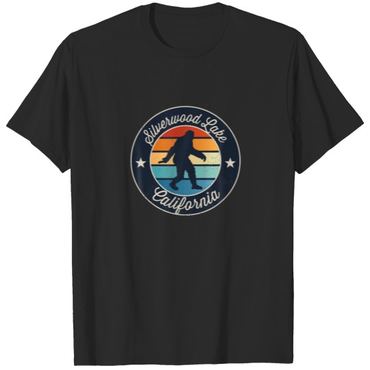 Silverwood Lake California Sasquatch Souvenir T Shirts