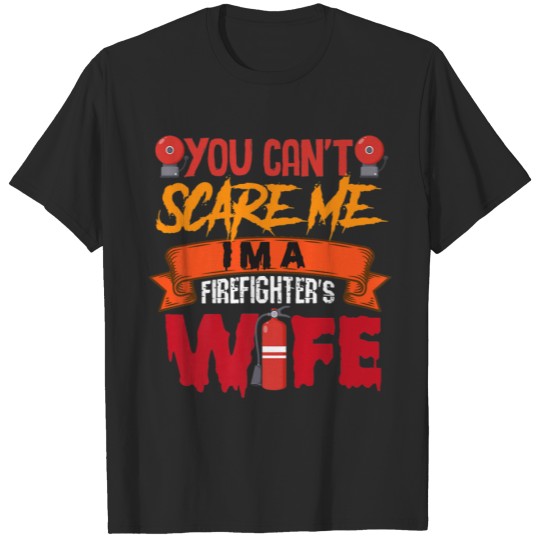 Womens Scary spooky Halloween pumpkin firefighters T Shirts