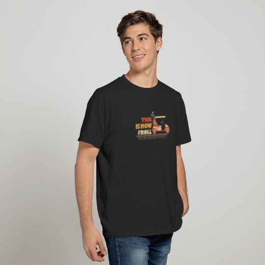 This Is How I Roll Shirt. Gift For Dad, Vintage Golf Cart T-Shirt