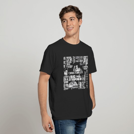 Chris Farley word cloud - Chris Farley - T-Shirt