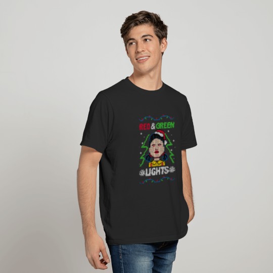 Red and Green Lights! - Ugly Christmas Sweater - T-Shirt
