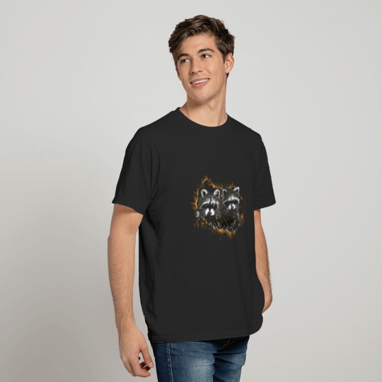 Cute Raccoon Realistic Animals Wildlife Sweatshirt T-shirt