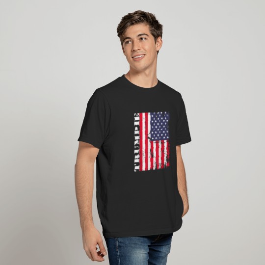 Trumpie Anti Biden American Flag T Shirts