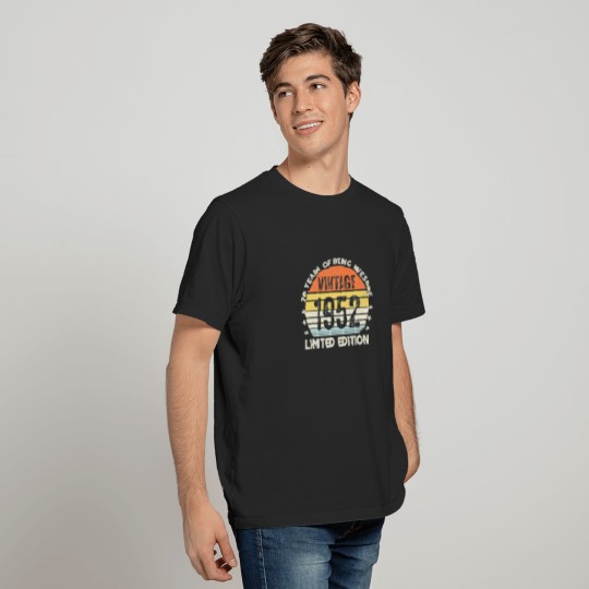 Born March 1953 Limited Edition 70Th Birthday Gift T Shirts