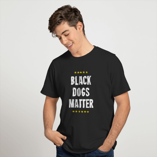 Black Dogs Matter Rescue Labs Labrador Mutt Shelter Puppies T-Shirt