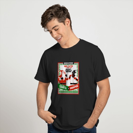 SANTA VS KRAMPUS - Chrismas - T-Shirt