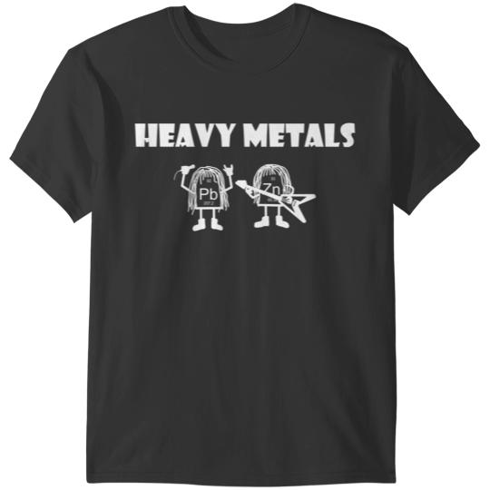 Heavy metals heavy metals rock chemist periodic table T-Shirts