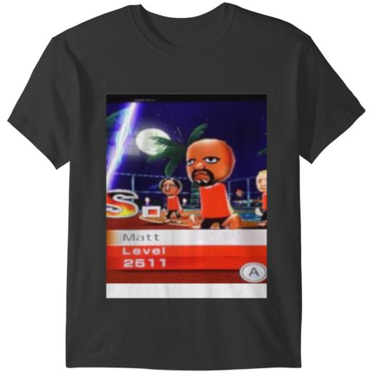 Wii Sports Matt Level 2511 Meme T-Shirts