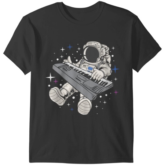 Astronauts Keyboard Astronaut Keyboard Player Keyboardist Keyboarder T-Shirts