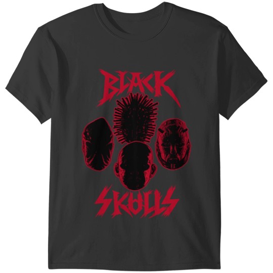 Black Skulls Bikers - Mandy- Design for black or dark clothing  T-Shirt Shirt Gi T-Shirts